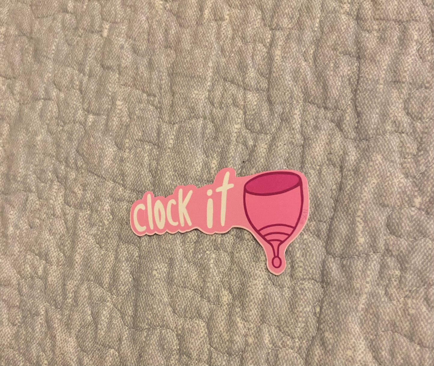 Clock It Diva Sticker